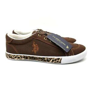Us Polo Assn. Athletic Sneakers Shoes Brown